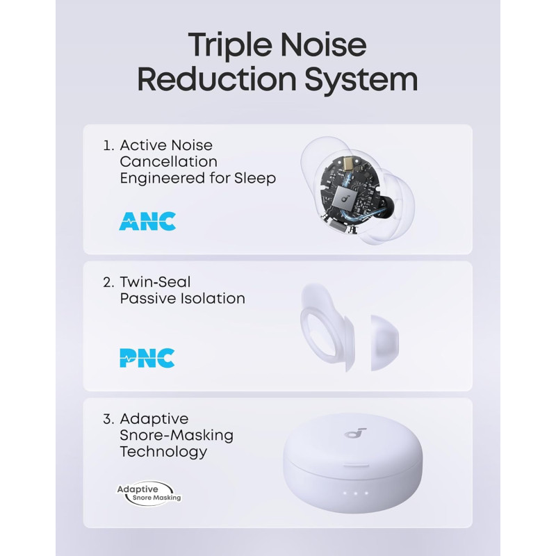 Навушники для сну Soundcore A30 by Anker Mist Lilac - 2