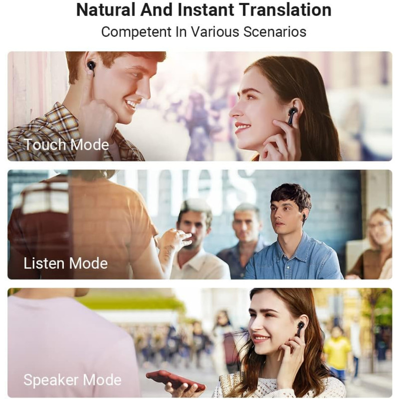 Наушники переводчик Timekettle M3 Online package Black - 6