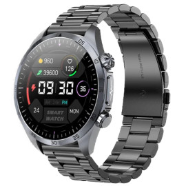 Розумний годинник з ЕКГ та тонометром Corband Laser E200 Black Steel