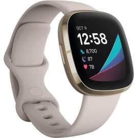 Фітнес-годинник Fitbit Sense White/Gold