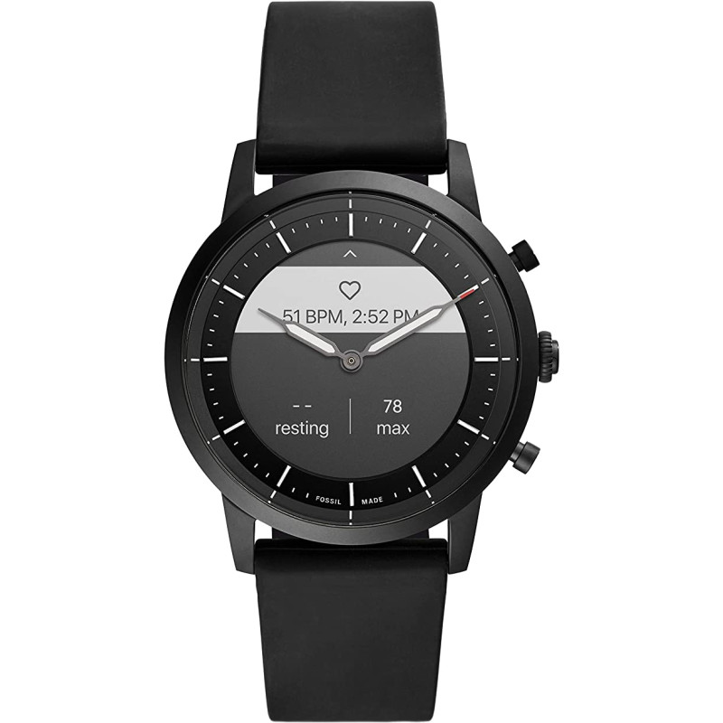 Розумний гібридний годинник Fossil Hybrid HR Black - 5
