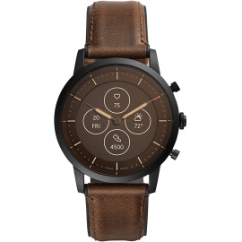 Умные гибридные часы Fossil Hybrid HR Dark-Brown