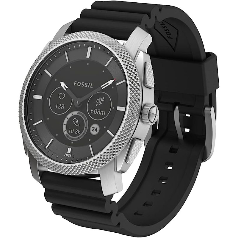 Гибридные смарт часы Fossil Machine Gen 6 Silver/Black