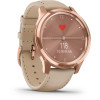 Гибридные смарт часы Garmin vivomove 3s Rose Gold with Sand Band