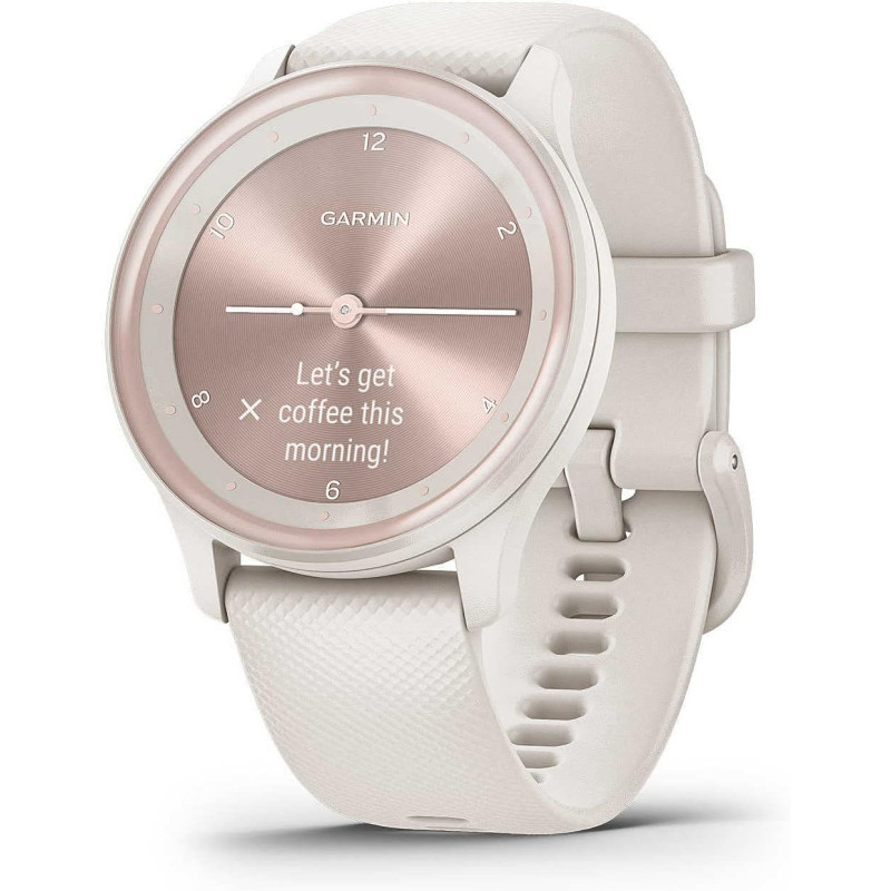Гібридний смарт годинник Garmin vivomove Sport White - 1
