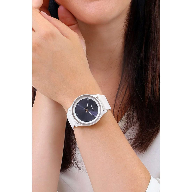 Гібридний смарт годинник Garmin vivomove Sport White - 5