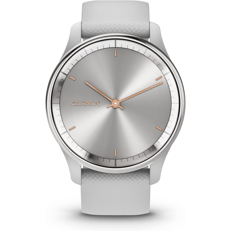 Гібридний годинник Garmin vívomove Trend White - 1