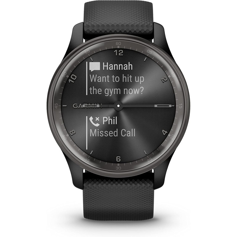 Гибридные часы Garmin vívomove Trend Black - 1