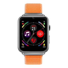 Умные часы LEMFO LEM10 4G Silver Orange Strap 3 GB