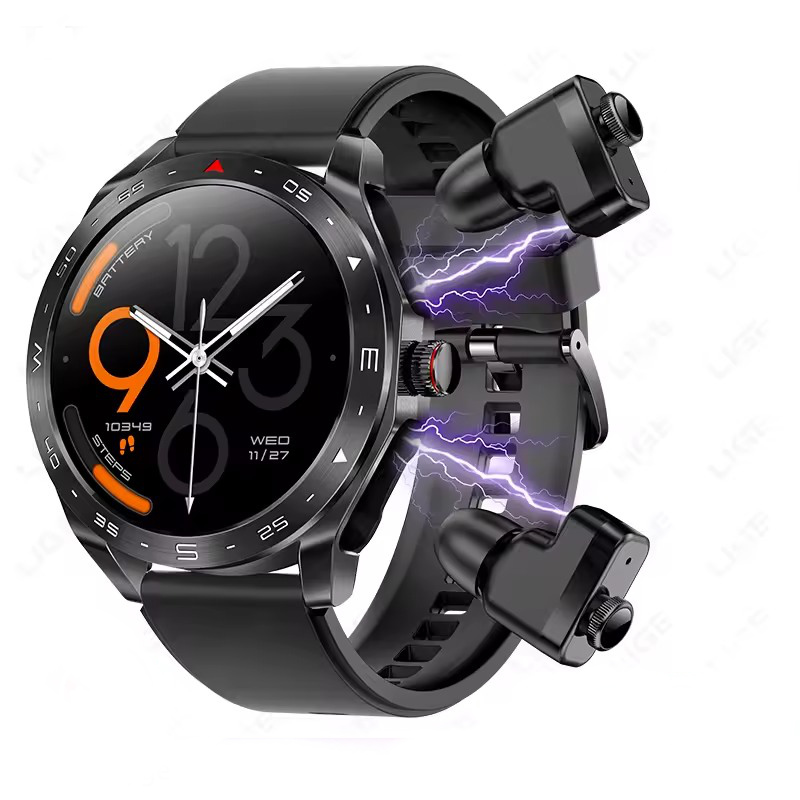 Розумний годинник з навушниками Lige MP3 Black
