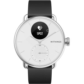 Гибридные смарт часы Withings Scanwatch 38мм Chrome White