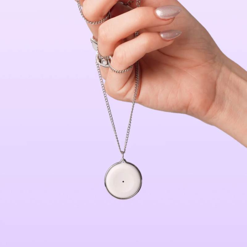 Парный браслет касания Bond Touch Mini Whitw Silver Necklace - 5