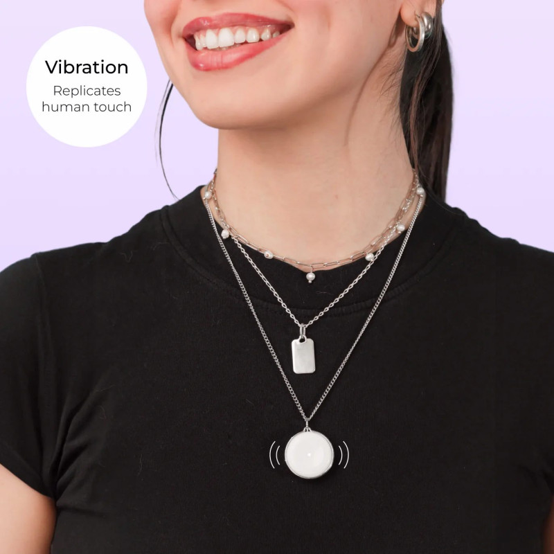 Парный браслет касания Bond Touch Mini Whitw Silver Necklace - 3