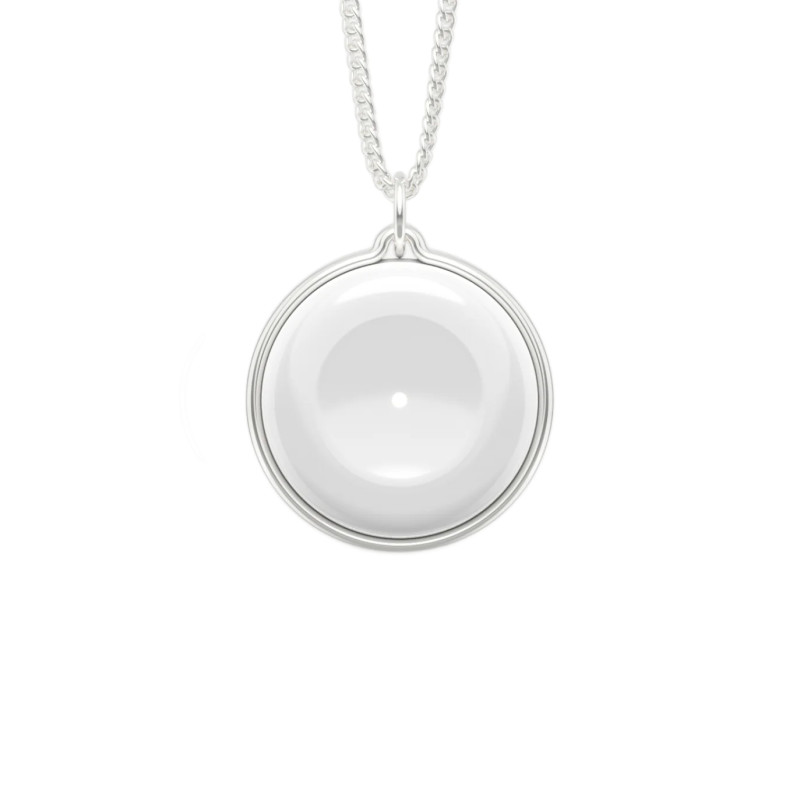 Парный браслет касания Bond Touch Mini Whitw Silver Necklace