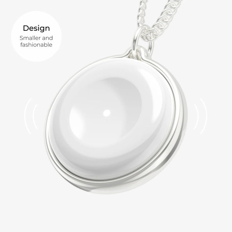 Парный браслет касания Bond Touch Mini Whitw Silver Necklace - 1