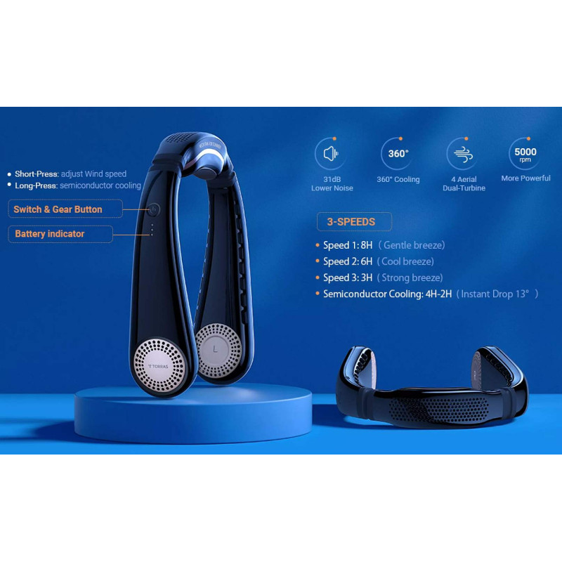 Портативный кондиционер для тела Coolify Black - 3