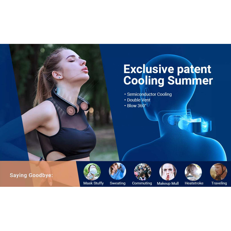 Портативный кондиционер для тела Coolify Black - 6