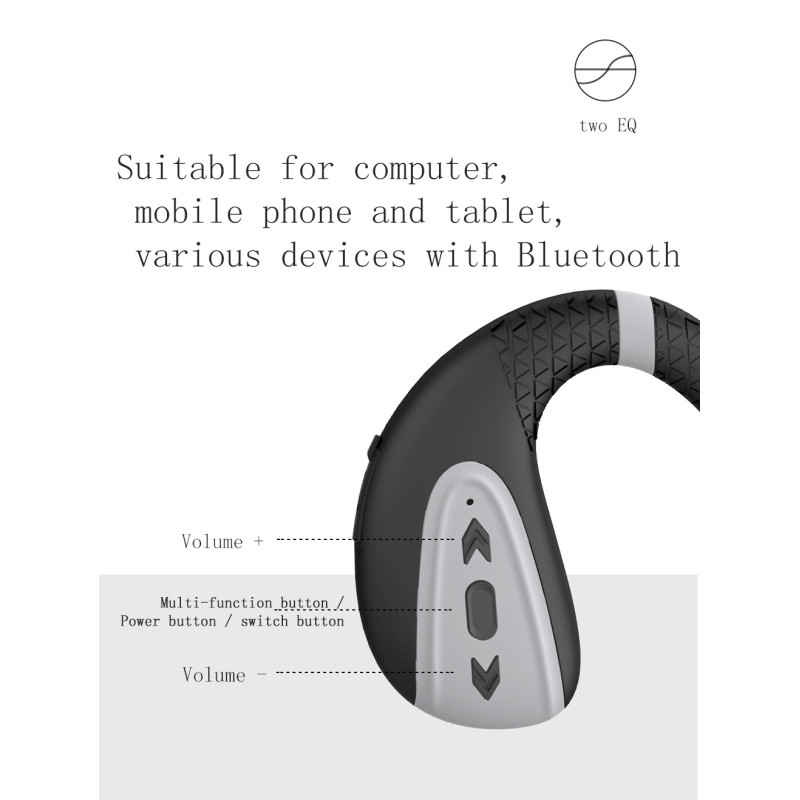 Наушники для плавания DDJ Q1 Black - 1