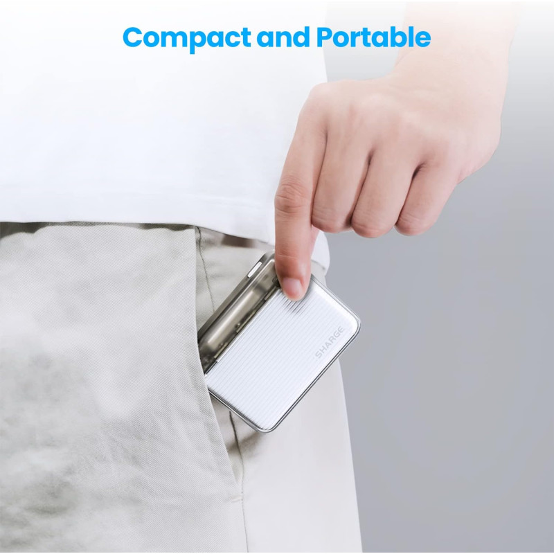 Мини Powerbank Flow 10,000mAh Purple - 2