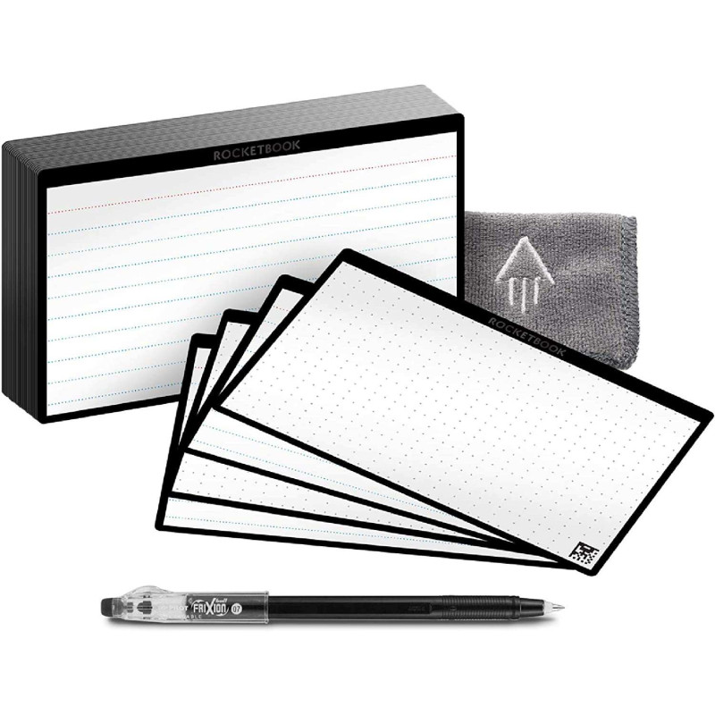 Многоразовые флеш-карточки для запоминания Rocketbook Сloud Cards