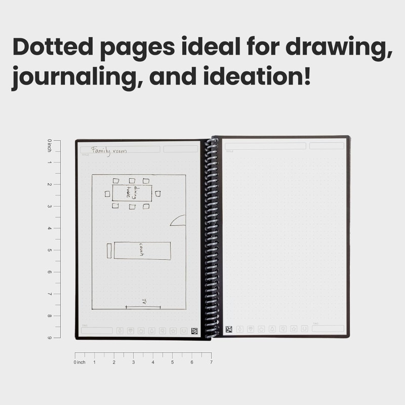 Вічний блокнот Rocketbook Core A5 Black New Style - 5