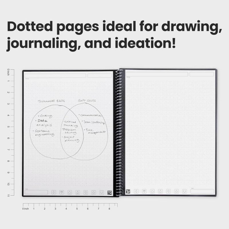 Вічний блокнот Rocketbook Core A4 Black New Style - 5