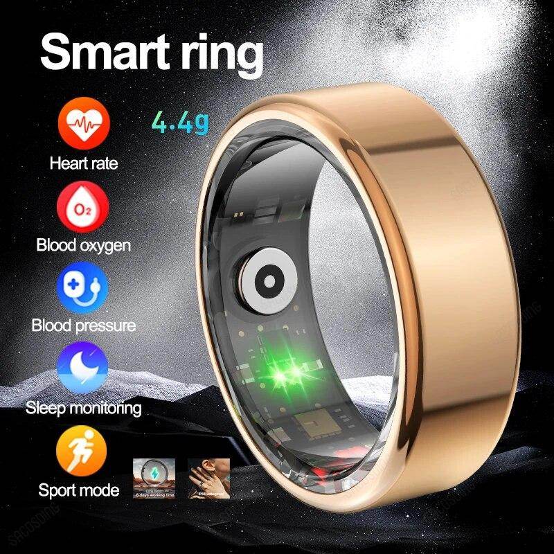 Смарт кольцо с пульсометром Horizon Black 11 Size - 5