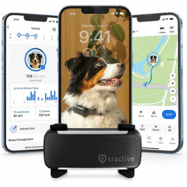 GPS ошейник для собак Tractive Smart Dog Black