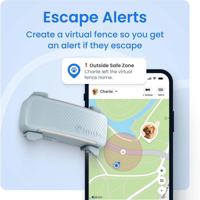 GPS ошейник для собак Tractive Smart Dog Mint - 2