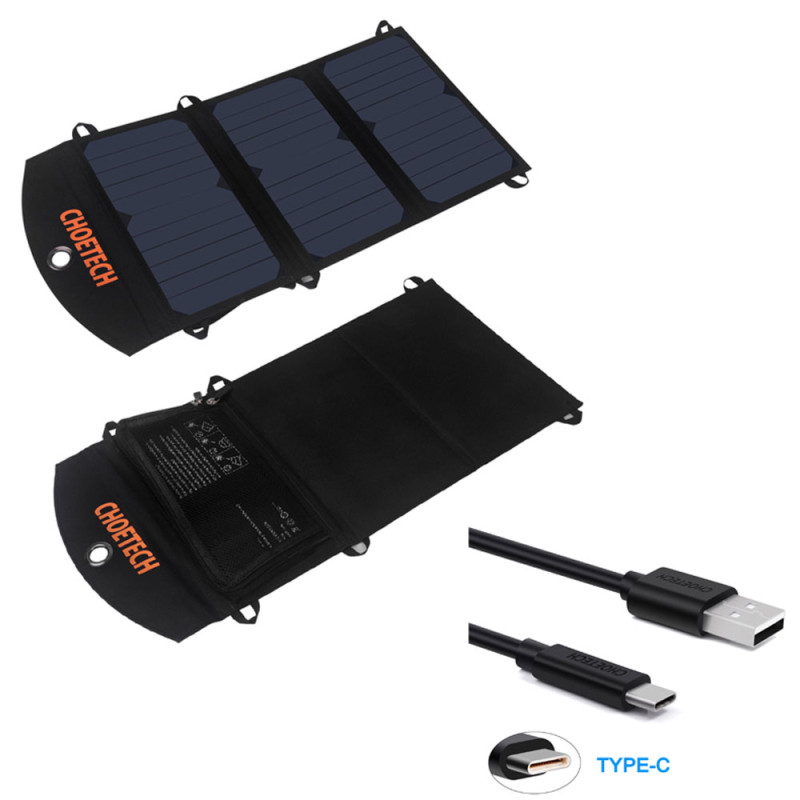 Сонячна зарядка Choe USB 19w - 2
