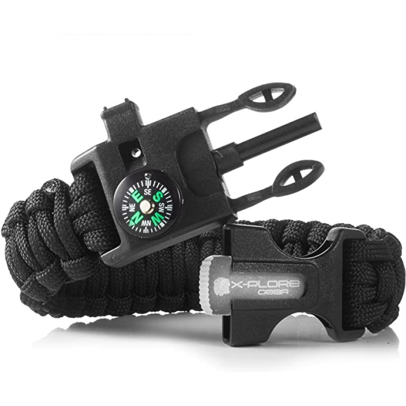 Браслет виживальника X-Plore Black - 2