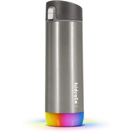 HidrateSpark STEEL 21oz, Brushed Stainless Steel