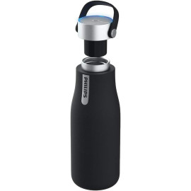 Бутылка для воды с UV стерилизатором PHILIPS Water GoZero Black 20 oz (590 мл)