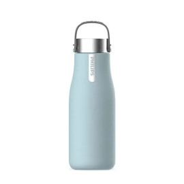 Бутылка для воды с UV стерилизатором PHILIPS Water GoZero Blue 20 oz (590 мл)