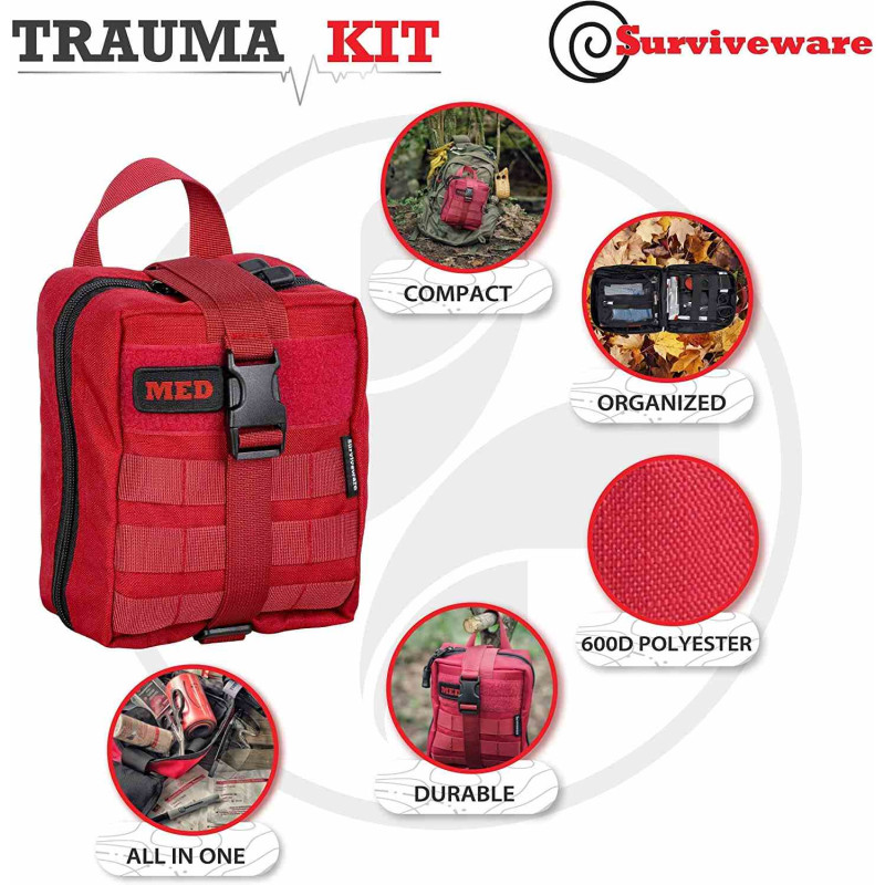 Рюкзак набор первой помощи Surviveware Survival Trauma - 1