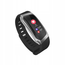 Браслет монитор давления E18 - Black Silver