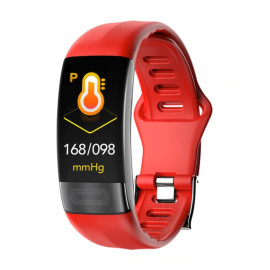 Фитнес-браслет с тонометром и ЭКГ P11 - Red