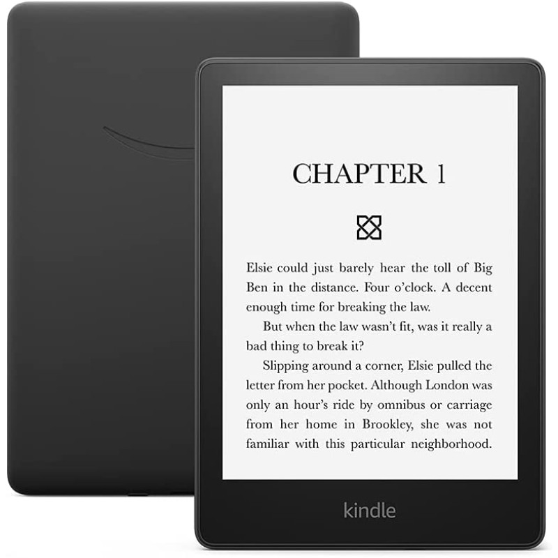 Электронная книга с подсветкой Amazon Kindle Paperwhite 11th Gen 8GB Lockscreen Ad-Supported Black