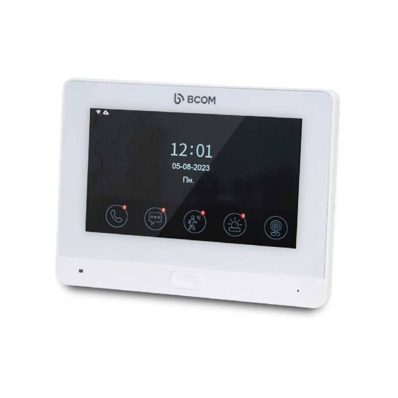 Wi-Fi видеодомофон 7" BCOM BD-760FHD/T White с поддержкой Tuya Smart
