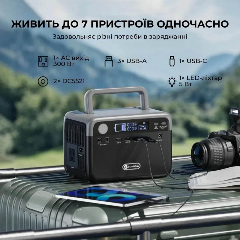 Зарядная станция FlashFish BP030B 300W - 4