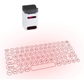 Лазерная клавиатура Serafim. Мультиязычная. White