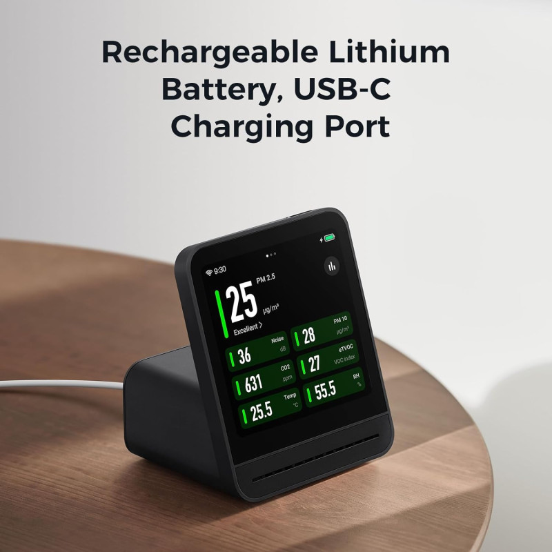 Комнатный датчик качества воздуха Xiaomi Qingping Air 2Gen White - 1