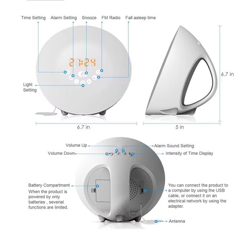 Світловий будильник Sunrise - 3