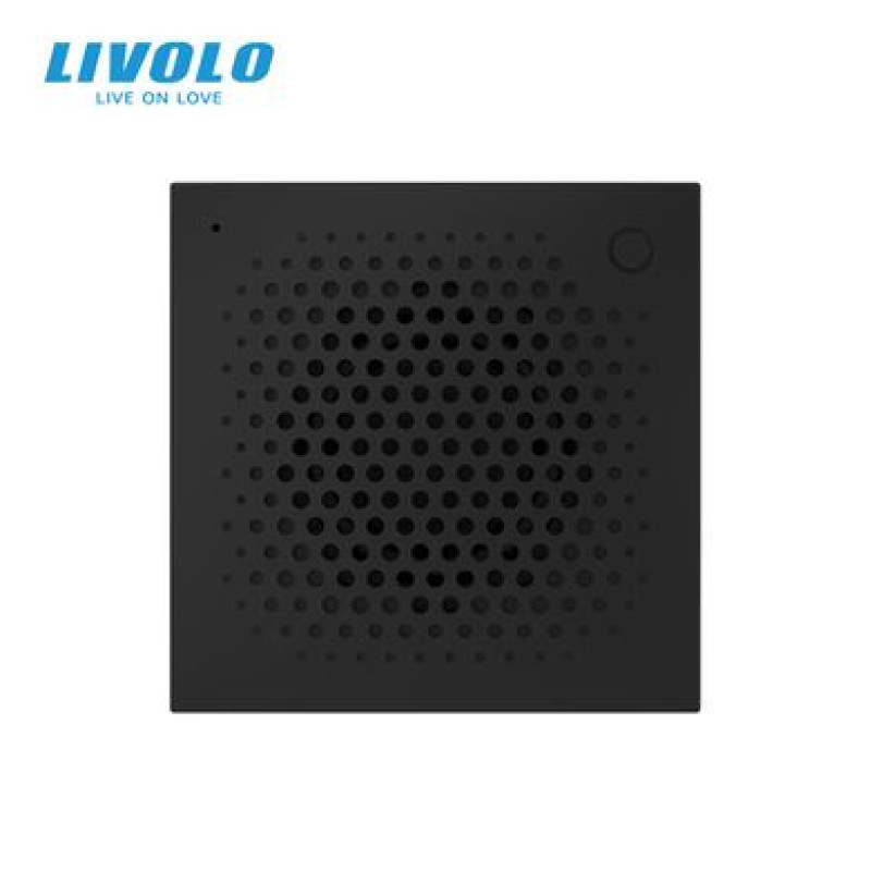 Умный дверной звонок-сирена ZigBee Livolo черный стекло (VL-C7-FCBZ-2BP) - 2