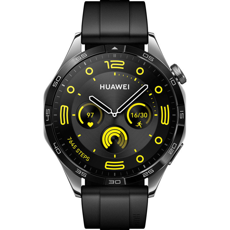 Смарт-годинник Huawei WATCH GT 4 46mm Active Black (55020BGS) - 1