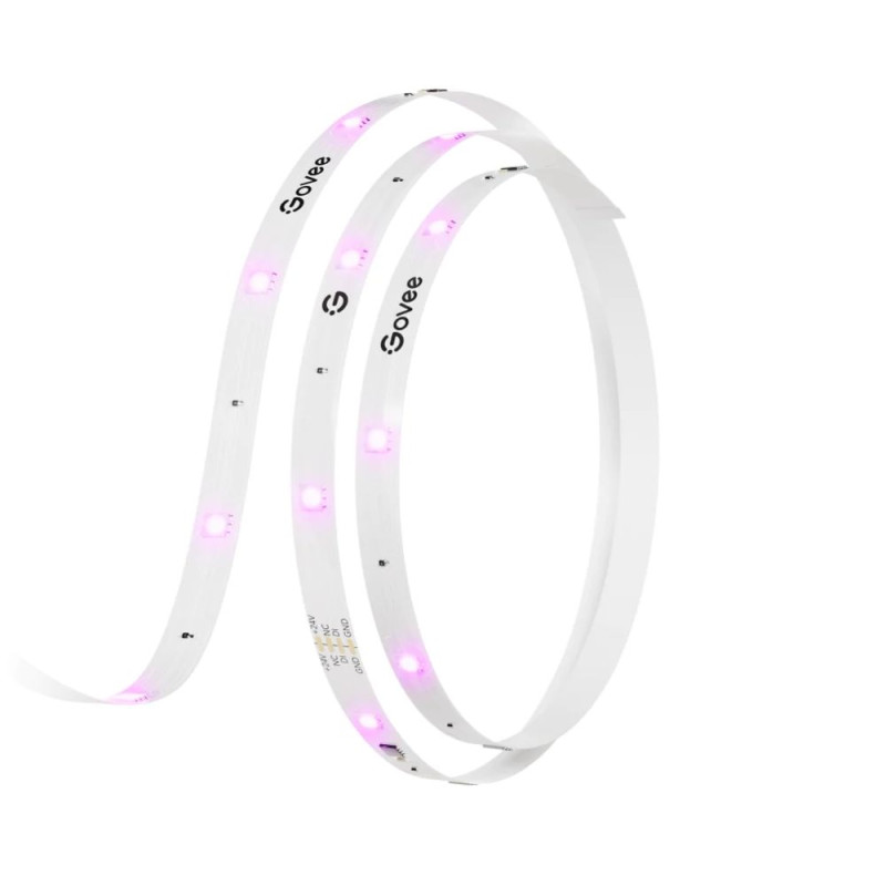 Govee Лента светодиодная умная H618A RGBIC Basic Wi-Fi + Bluetooth LED Strip Light 5м Белый
