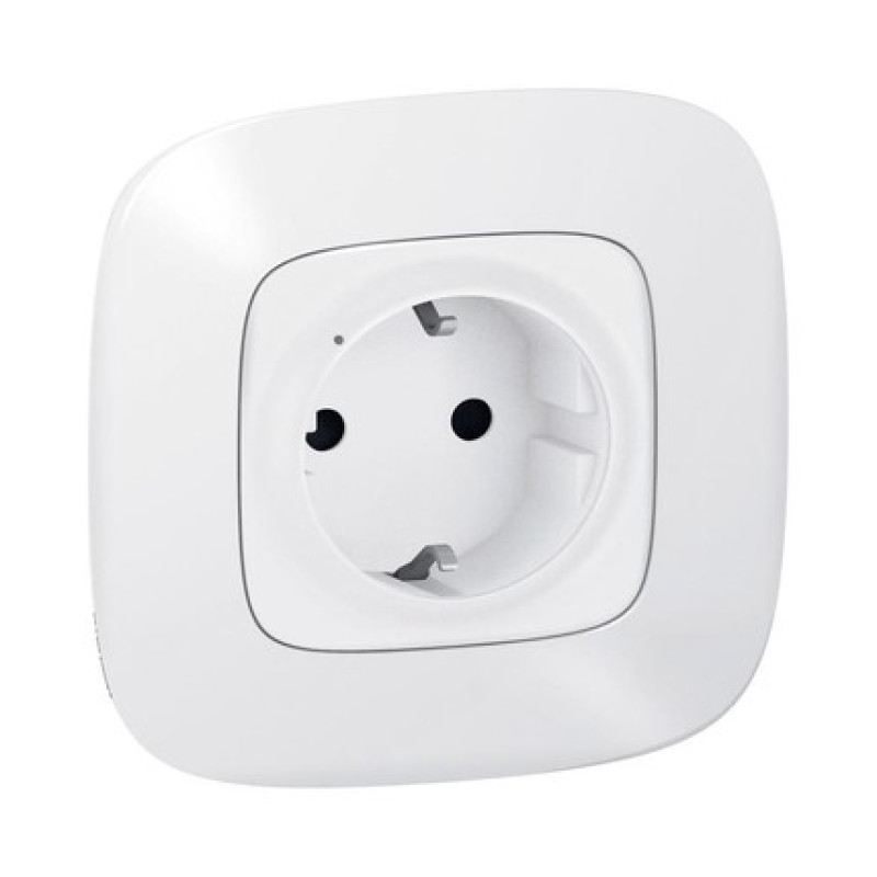 Legrand Умная розетка 2К+С (Valena Allure with NETATMO) [Белый]