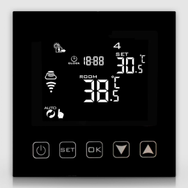 Wi-fi регулятор электрического теплого пола HYSEN HY603 (черный)