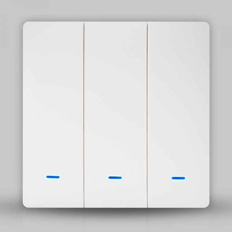 Zigbee выключатель Tuya белый (3 клавиши)