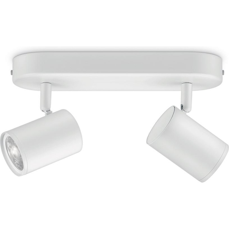 WiZ Светильник точечный накладной умный IMAGEO Spots, 2х5W, 2200-6500K, RGB, Wi-Fi, белый